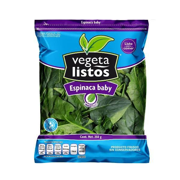Espinaca baby 250 g Vegetalistos