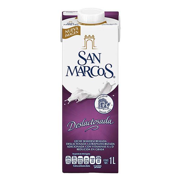 Leche deslactosada 1 l San Marcos