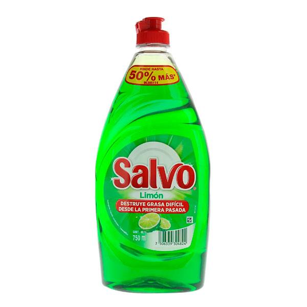 Lavatrastes líquido limón 750 ml Salvo
