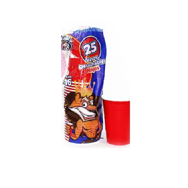 Vaso bicolor #16 c/25 pz reyma