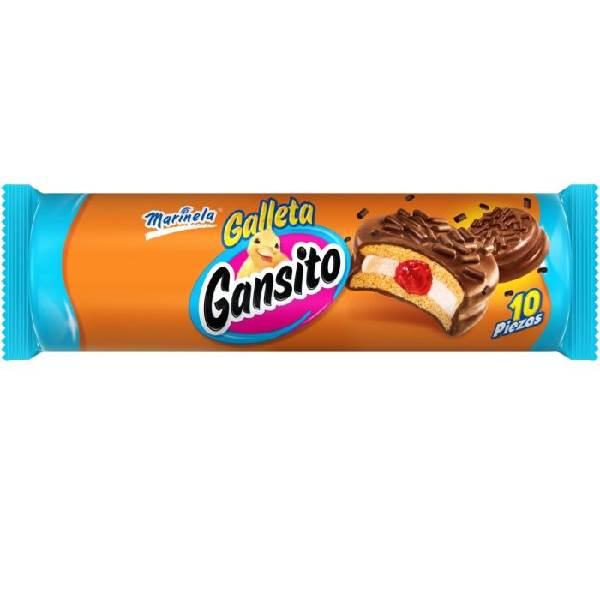 Galletas Gansito 10 pz Marinela