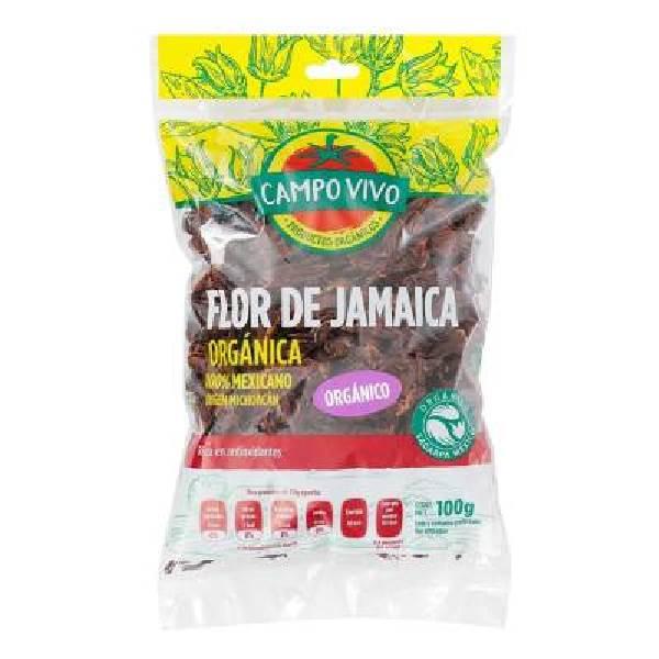 Flor de jamaica orgánica 100 g Campo Vivo