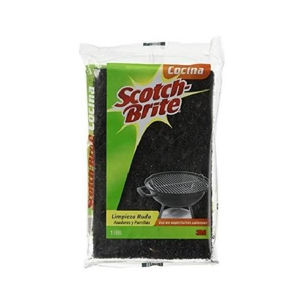 Fibra Para Hornos  y Parrillas 3M negro 1 pz Scotch Brite