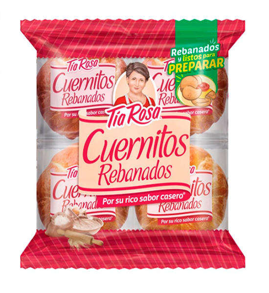 Cuernitos Tía Rosa rebanados 4 pz