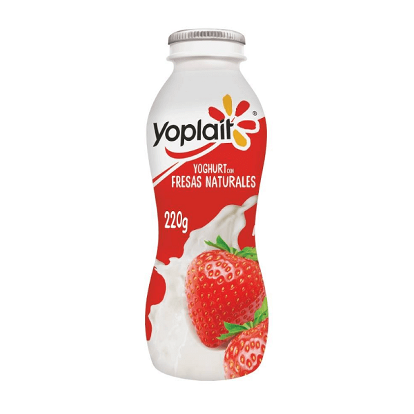 Yoghurt bebible Yoplait con fresas naturales 220