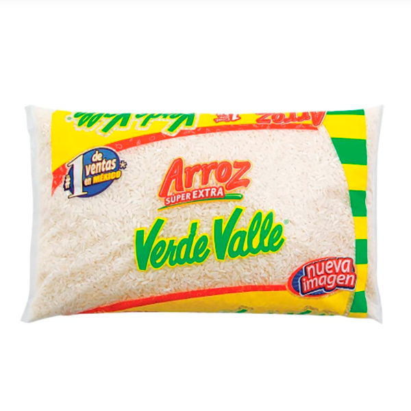 Arroz súper extra 1 kg Verde Valle