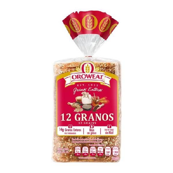 Pan integral 12 granos 680 g Oroweat