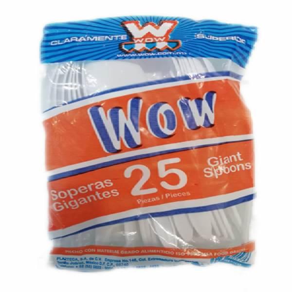 Cuchara sopera c/25 Wow
