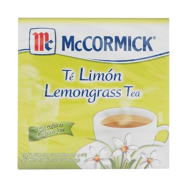 Caja té limón c/50 sobres McCormickk