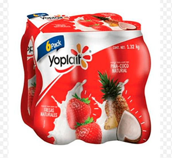Yoghurt bebible con fresas 6 pz de 220 g c/u Yoplait