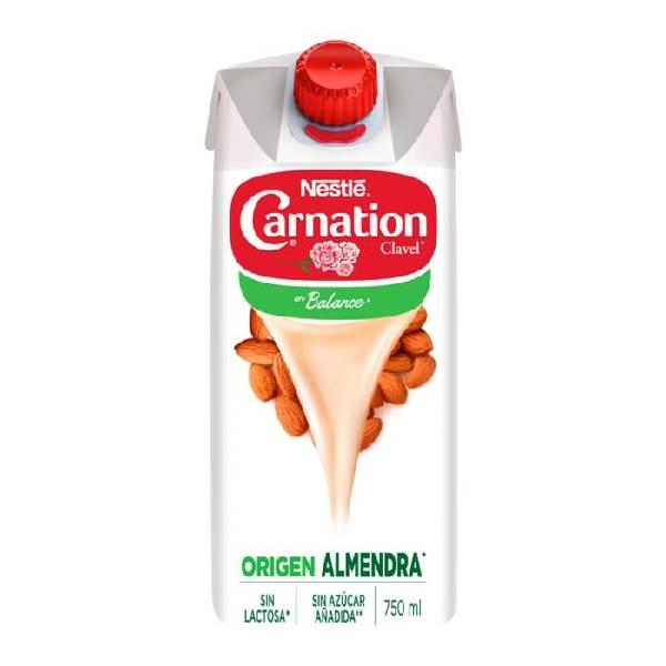 Alimento líquido Carnation Clavel en balance origen almendra 750 ml Nestlé