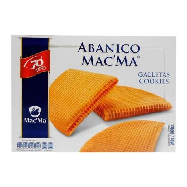 Galletas abanico 245 g Mac'Ma