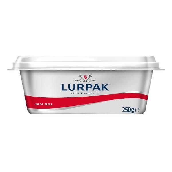 Mantequilla sin sal untable 250 g Lurpak