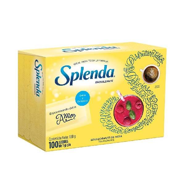 Endulzante 100 sobres de 1 g c/u Splenda