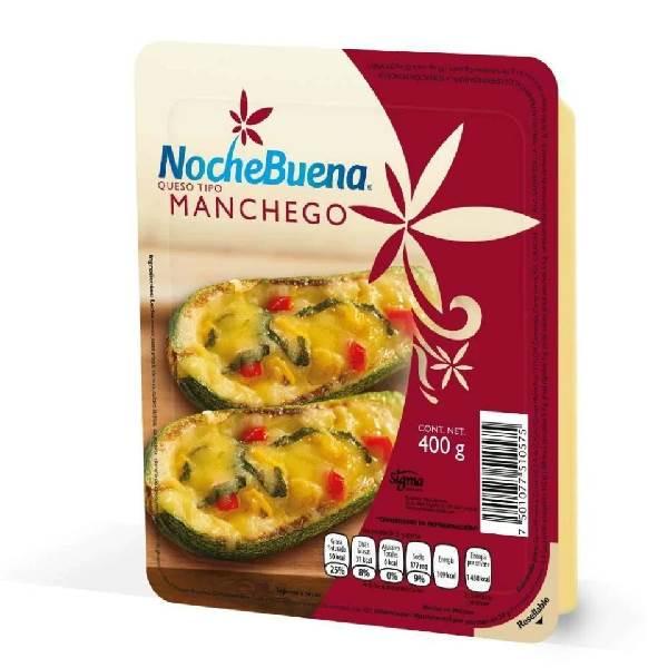 Queso Manchego 400 gr Noche Buena