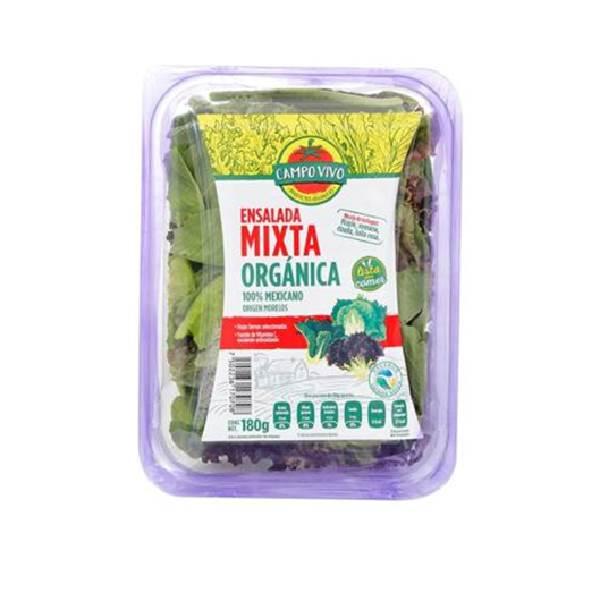 Ensalada mixta orgánica 180 g Campo Vivo