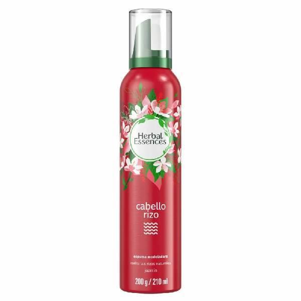 Mousse rojo 210 ml rizos herbal essences
