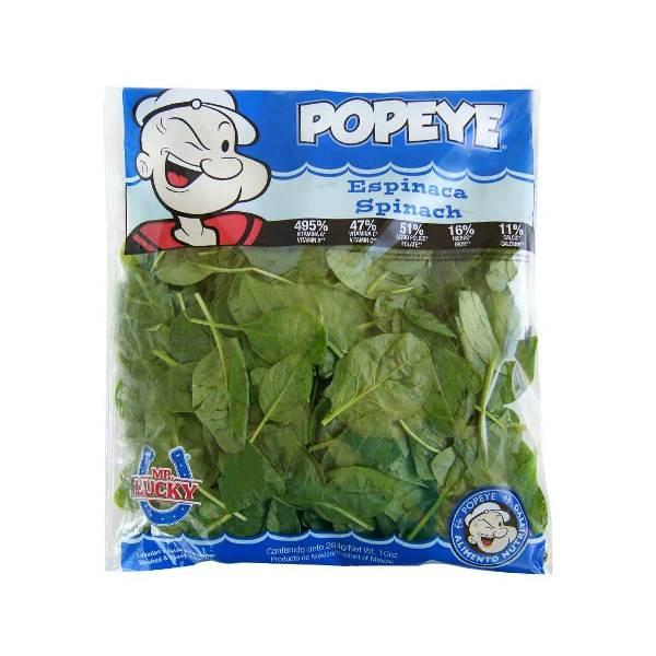 Espinacas Popeye 284 g Mr. Lucky