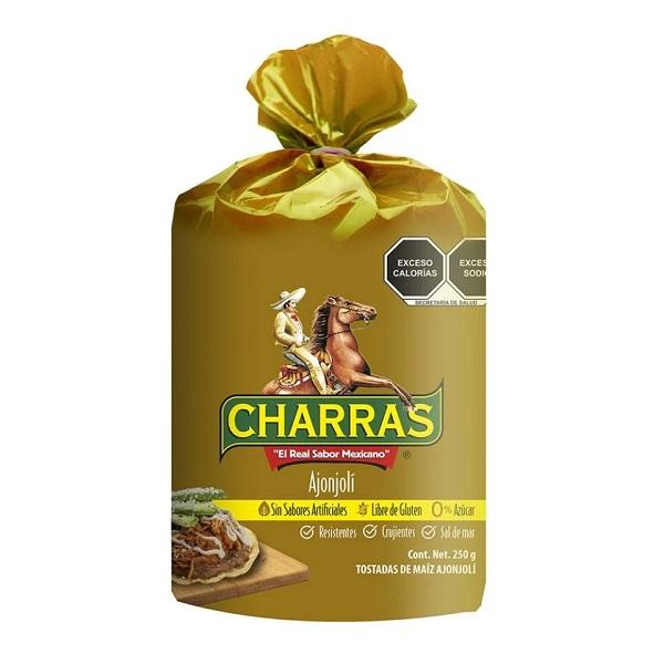 Tostadas De Maíz Charras Ajonjolí 250 G