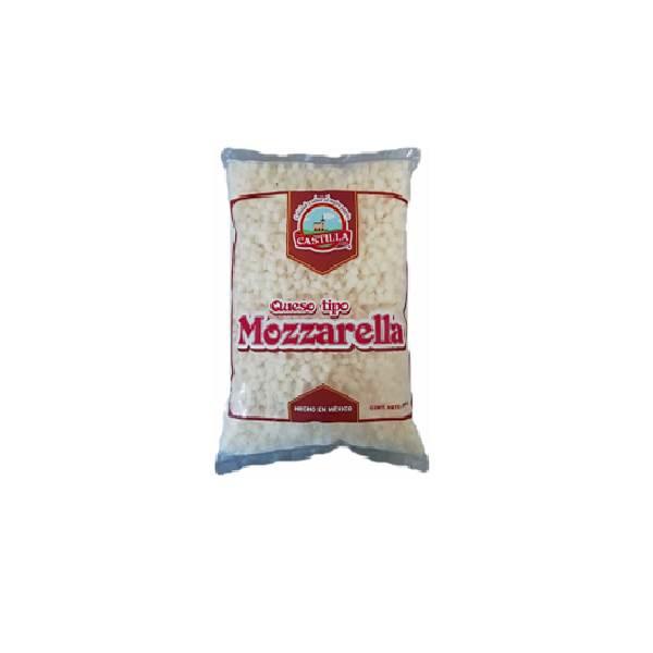 Queso mozzarella cubicado 500 gr