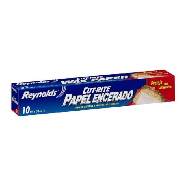 Papel encerado Cut Rite 10 m x 30 cm Reynolds